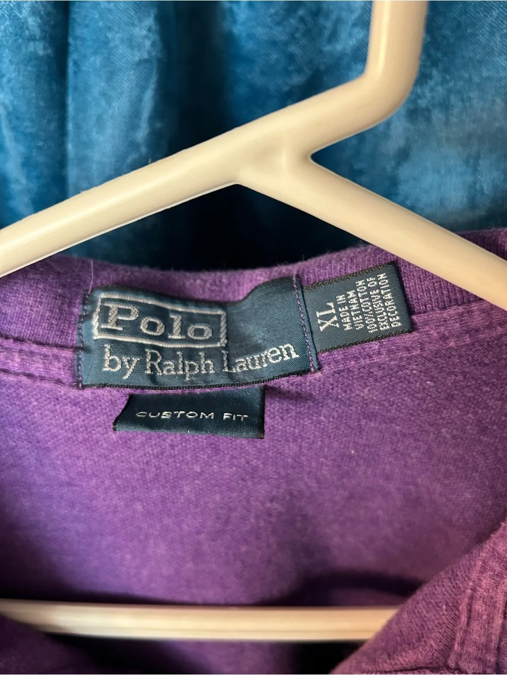 Polo by Ralph Lauren Magenta V-Neck Polo Sweater